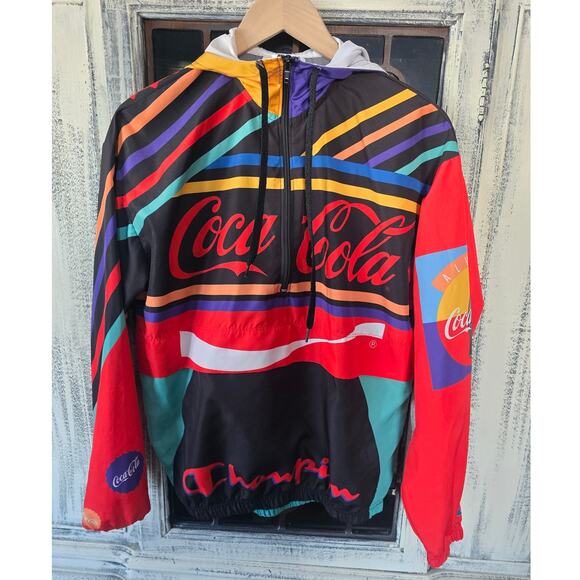 Champion Other - EUC Champion Ultrafuse Coca Cola Windbreaker - XS Men's